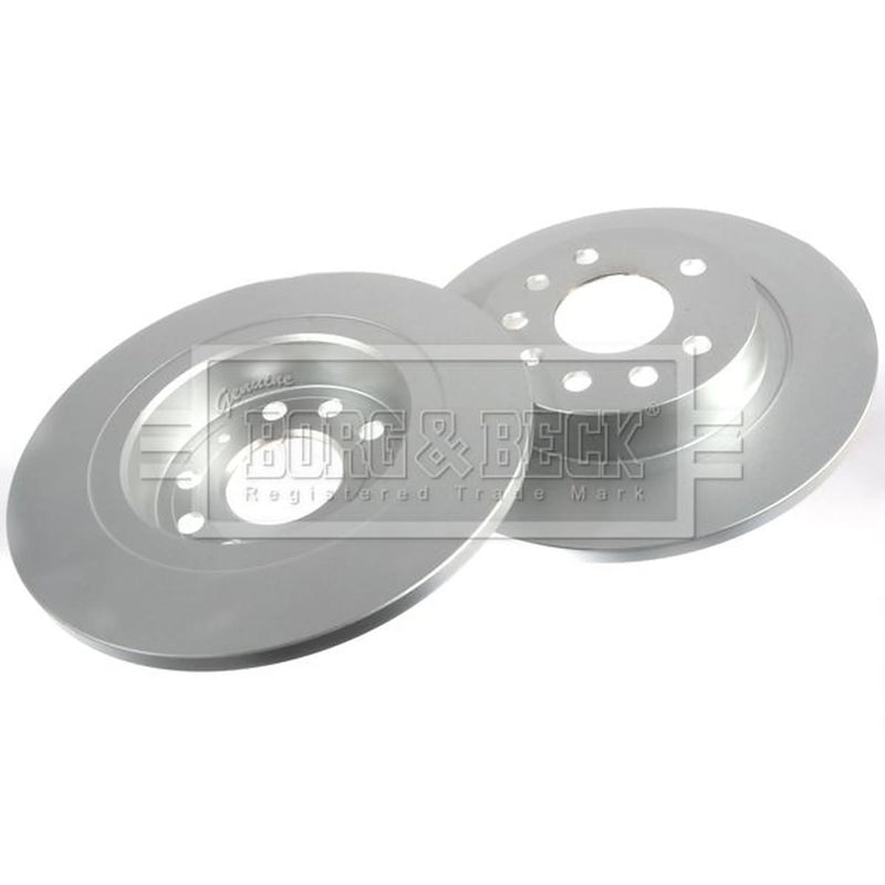 Borg & Beck 2 x Solid Rear Brake Discs BBD4319-x2
