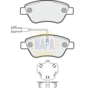 NAPA Front Brake Pad Set NBP1030