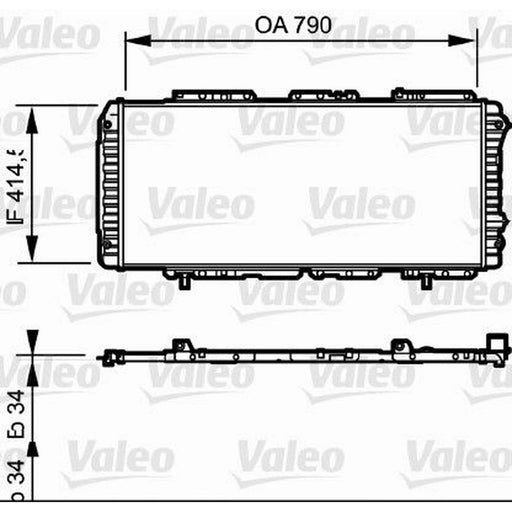 Valeo Engine Radiator 731611