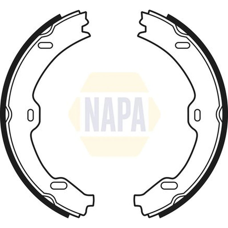 NAPA Parking Brake Shoe Set NBS5023