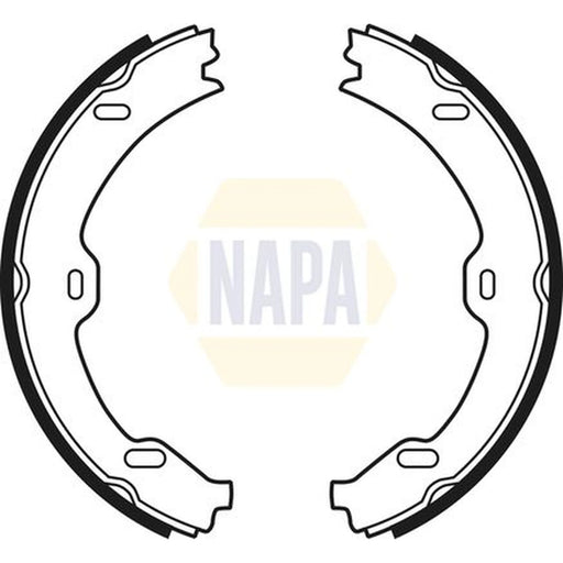 NAPA Parking Brake Shoe Set NBS5023