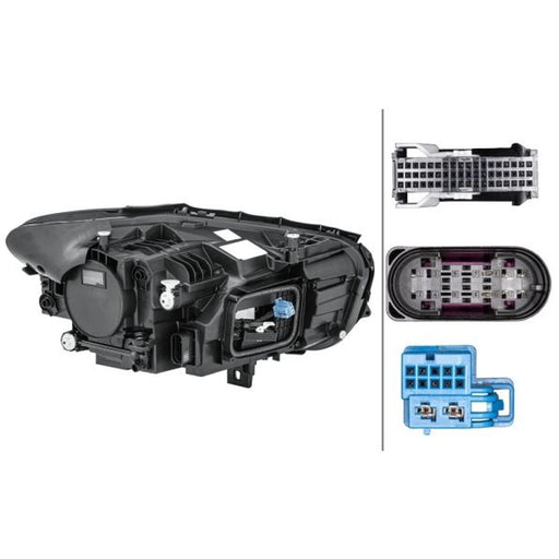 Hella Headlight Headlamp LED Left 1LX 014 993-671