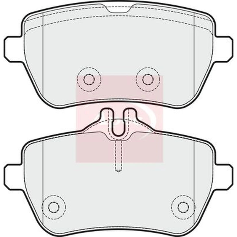 Apec Rear Brake Pad Set PAD1908