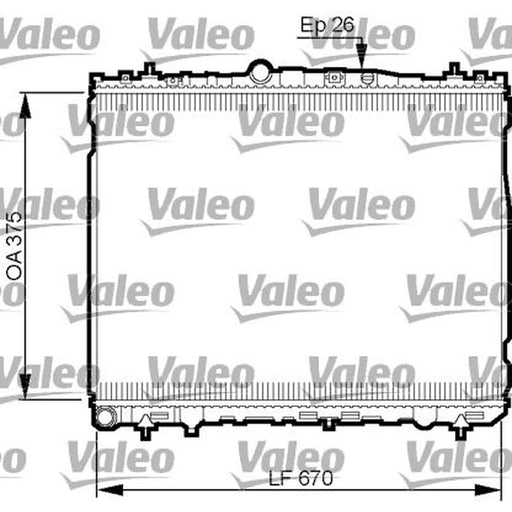 Valeo Engine Radiator 735514