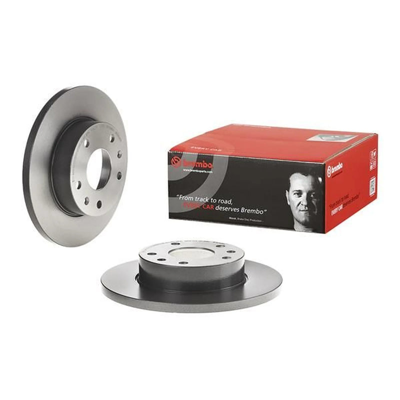 Brembo 2 x Solid Front Brake Discs 08.7814.11-x2