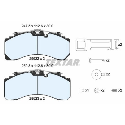 Textar Front Brake Pad Set 2952201