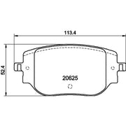 Mintex Rear Brake Pad Set MDB3518