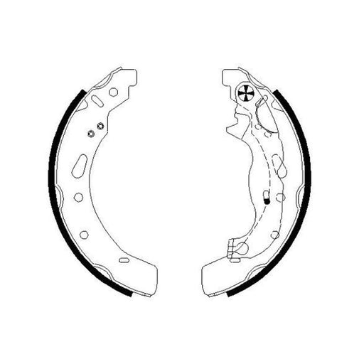 Mintex Brake Shoe Set Axle Kit MFR717
