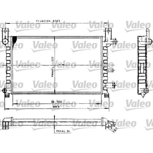 Valeo Engine Radiator 730483