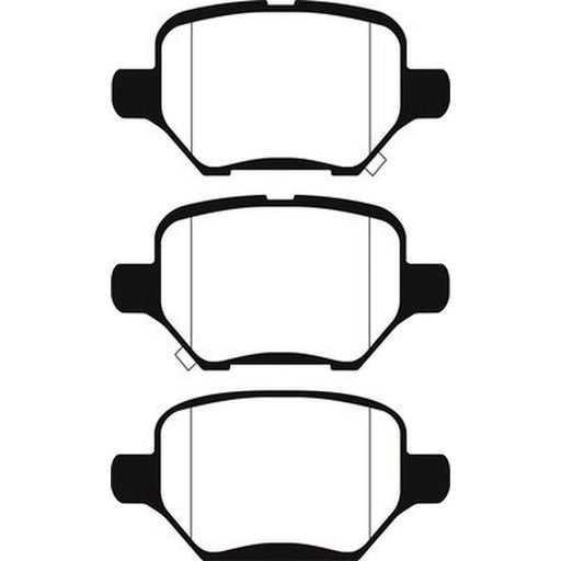 Abtex Rear Brake Pad Set PLU2456