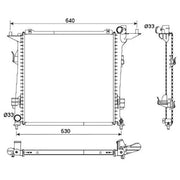 NRF Engine Radiator 53164