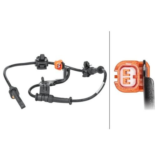 Hella ABS Wheel Speed Sensor Front 6PU 230 040-141