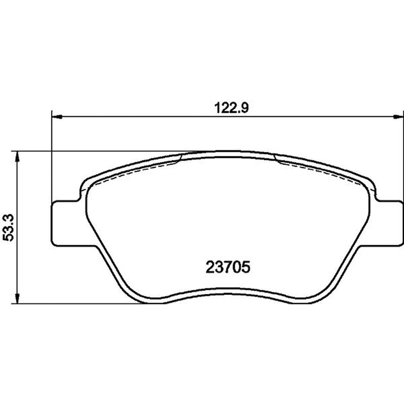 Mintex Front Brake Pad Set MDB2644