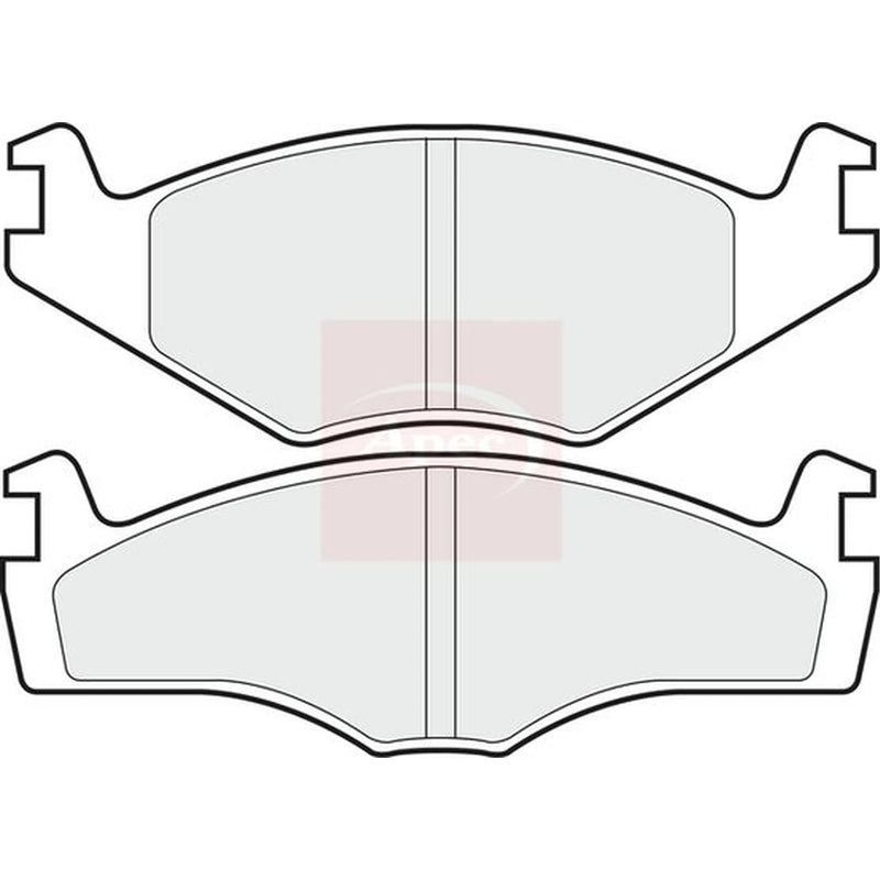 Apec Front Brake Pad Set PAD438