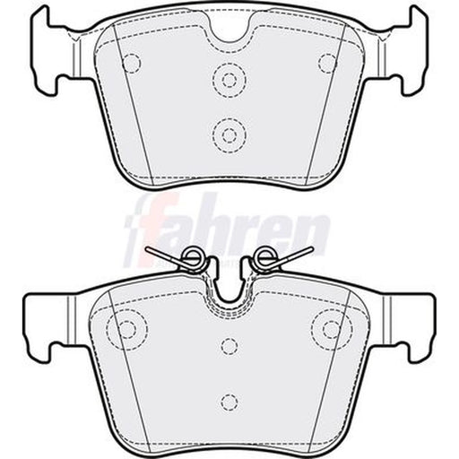 Fahren Rear Brake Pad Set FBP3729