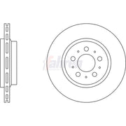 Fahren 2 x Vented Brake Discs fits Volvo XC90 I 2002-2014 2.5 3.2