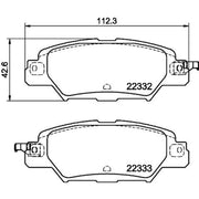 Mintex Rear Brake Pad Set MDB3866