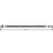 Borg & Beck Brake Hydraulic Hose Line outer BBH8367