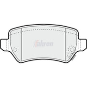 Fahren Front & Rear Brake Discs & Pads fits Opel Astra G 2001-2005 2.0