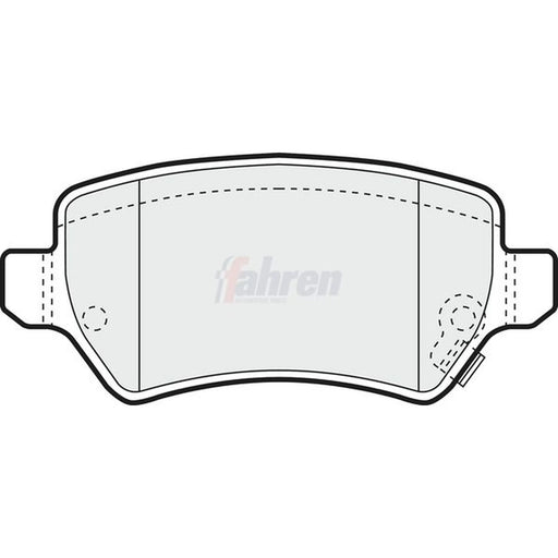 Fahren Rear Brake Pad Set FBP3070