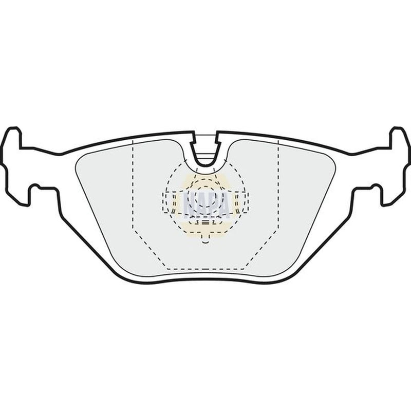 NAPA Rear Brake Pad Set NBP1807