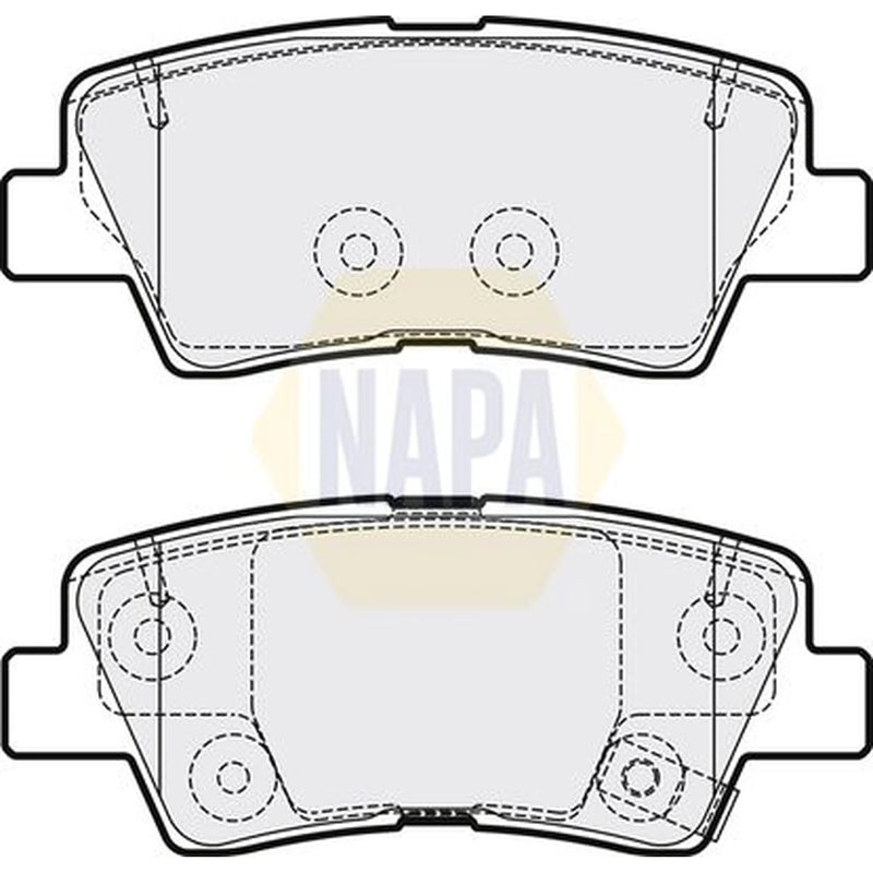 NAPA Rear Brake Pad Set NBP1785