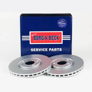Borg & Beck 2 x Vented Front Brake Discs BBD5216