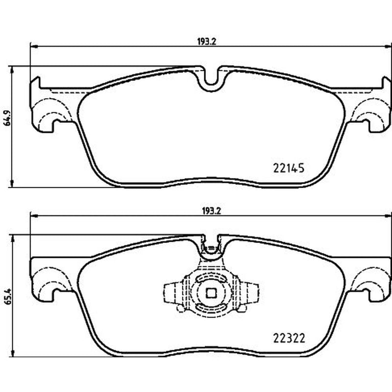 Mintex Front Brake Pad Set MDB3837
