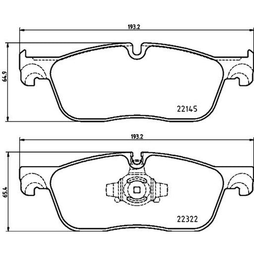 Mintex Front Brake Pad Set MDB3837