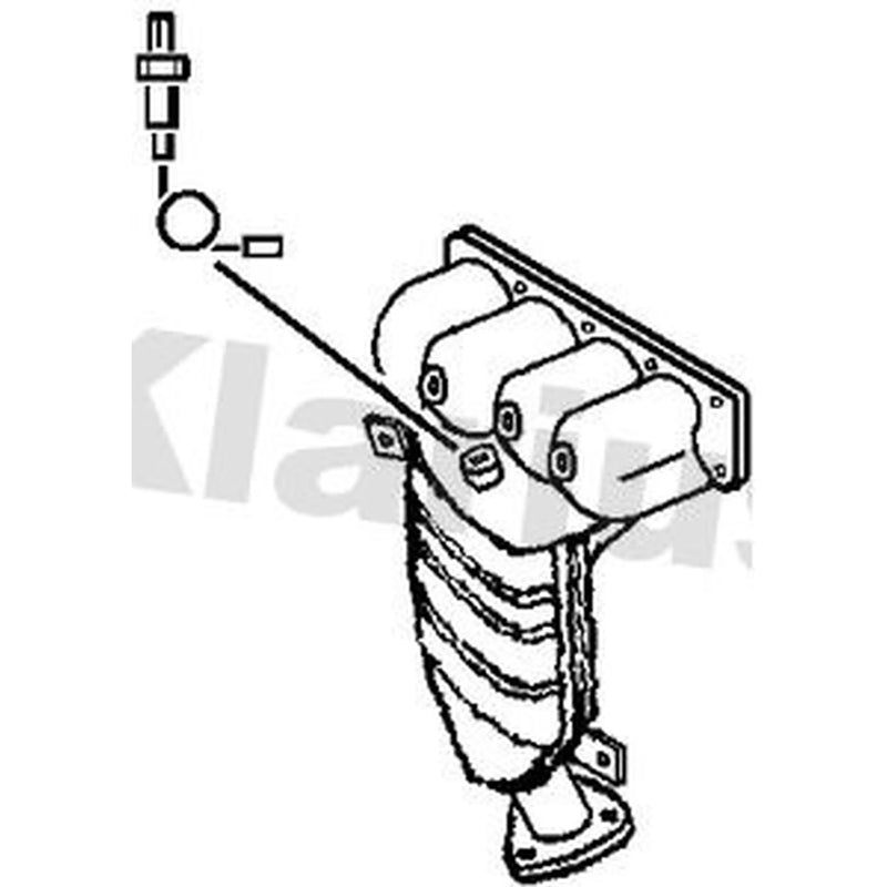 Klarius Catalyst T/A With Pipe (Kit 402837) Front 322544