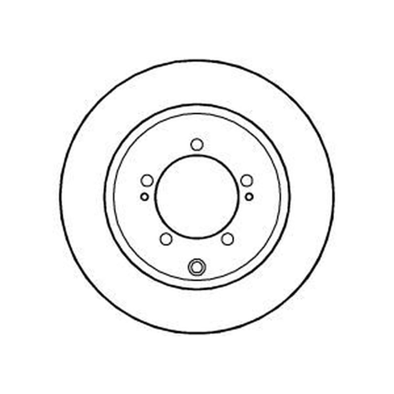 Abtex 2 x Vented Rear Brake Discs BD1234V-x2