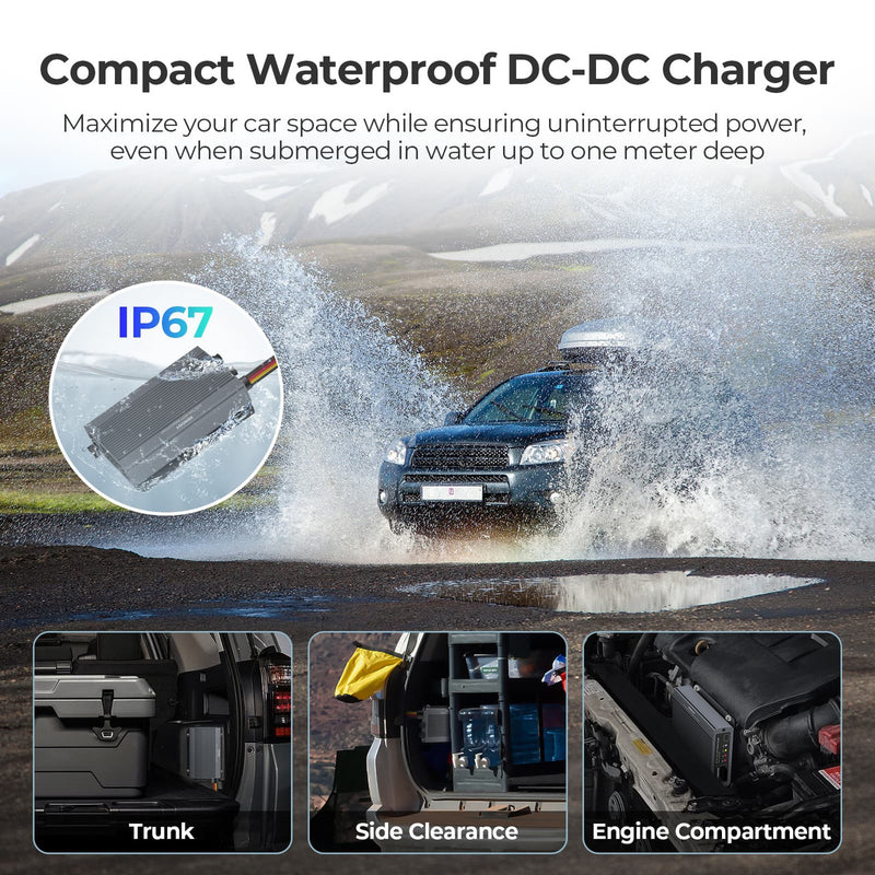 Renogy IP67 50A DC-DC Battery Charger with MPPT - Dyna-mo Solar - Van Life Living