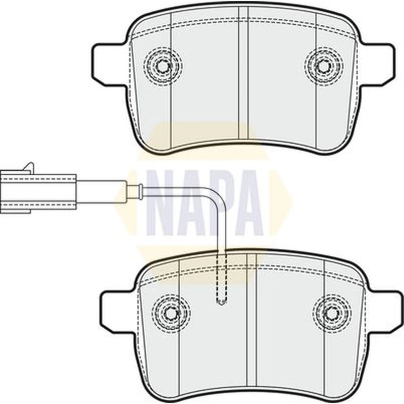NAPA Rear Brake Pad Set NBP1544