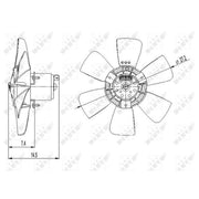 NRF Engine Cooling Fan 47390