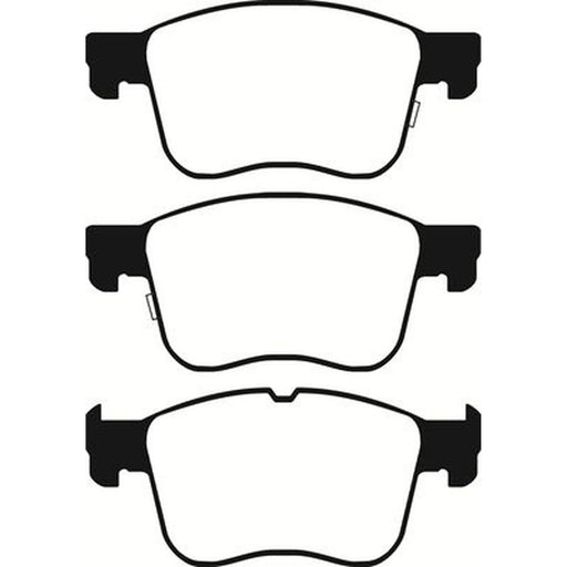 Abtex Front Brake Pad Set PLU2460