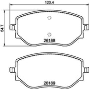 DON Front Brake Pad Set PCP2015