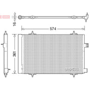 Denso Air Conditioning Condenser DCN21019