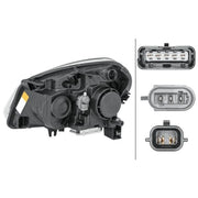 Hella Headlight Headlamp D2R (gas discharge tube) Right 1EF 238 042-121