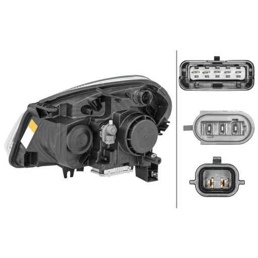 Hella Headlight Headlamp D2R (gas discharge tube) Right 1EF 238 042-121