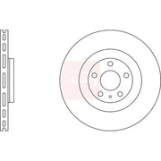 Apec 2 x Vented Front Brake Discs DSK2410-x2