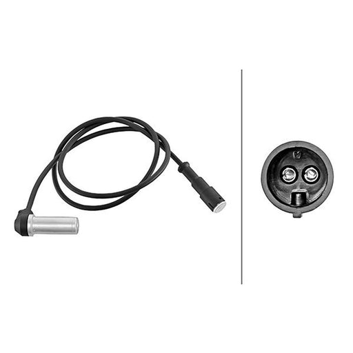 Hella ABS Wheel Speed Sensor Rear 6PU 230 048-301