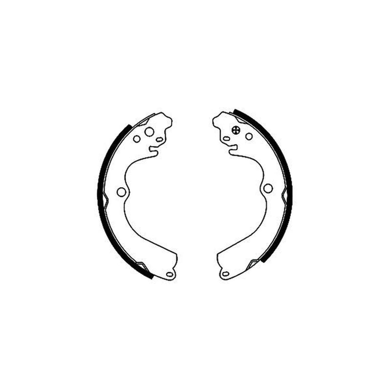 Textar Brake Shoe Set Axle Kit 91045901