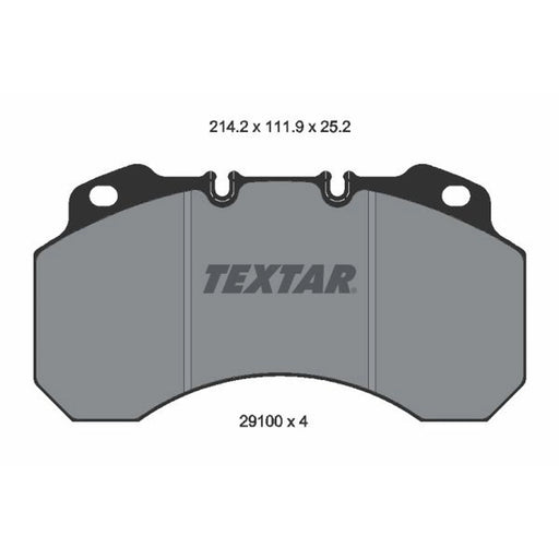 Textar Front Brake Pad Set 2910004