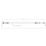 Juratek Brake Hydraulic Hose Line Right JBH1653