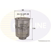 Comline Fuel Filter Element CTY13037