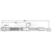 Borg & Beck Brake Hydraulic Hose Line Front Right BBH7013