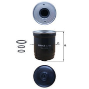 Mahle Fuel Filter Element KL 1193D