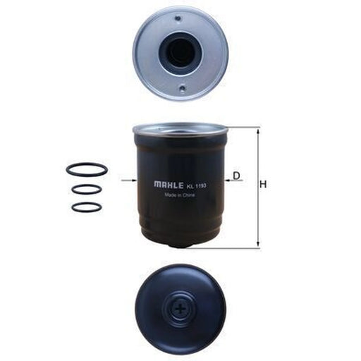 Mahle Fuel Filter Element KL 1193D