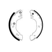 Mintex Brake Shoe Set Axle Kit MSK164