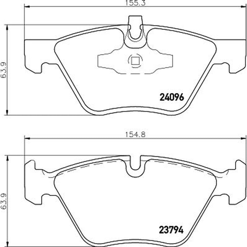 Mintex Front Brake Pad Set MDB2699